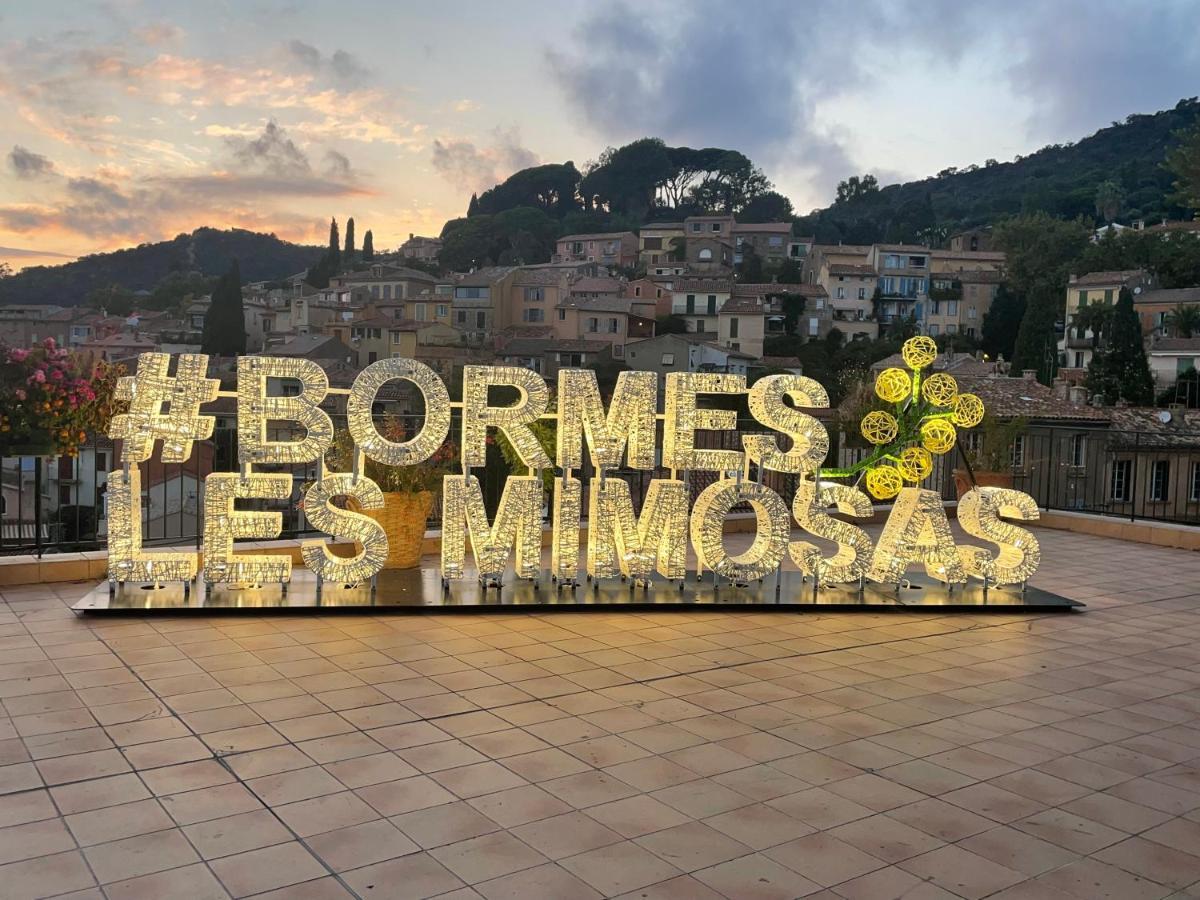 Appartement Pieds Dans L'Eau Vue Mer Bormes Les Mimosas Exterior foto